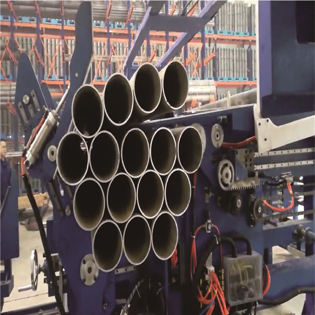 Механическая линия паллетирования и упаковки стальных труб